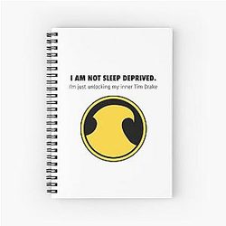 Tim Drake - Not Deprived Spiral Notebook