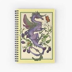 Blackberry Spiral Notebook