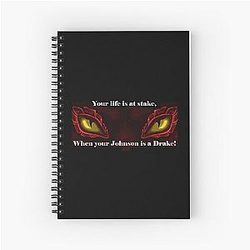 Mr. Johnson is a Drake Spiral Notebook