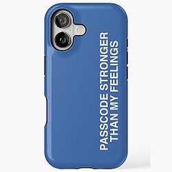 Passcode is stronger than my feelings. Drake Got iPhone Tough Case