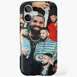 Drake Collage iPhone Tough Case