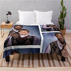 Drake Maye Stefon Diggs Football Blanket
