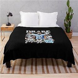Drake Maye College Vintage Throw Blanket