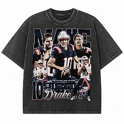 Football 90s Game DTNK1307 Drake Maye T-Shirts