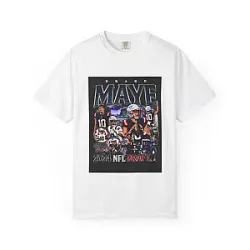 NFL 2024 White DTNK1307 Drake Maye T-Shirts