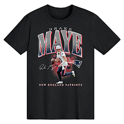 New England Patriots Big & Tall Player DTNK1307 Drake Maye T-Shirts