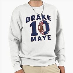 Drake Maye 10 New England 2024 Pullover Sweatshirt