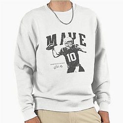 Drake Maye Patriots Football Vintage 90s Pullover Hoodie