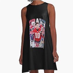 Drake Maye New England College A-Line Dress