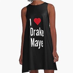 I love Drake Maye A-Line Dress