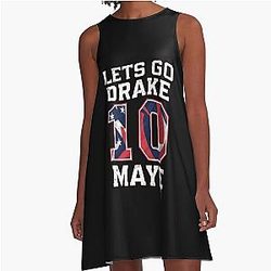 Let's Go Drake | Maye 2024 A-Line Dress