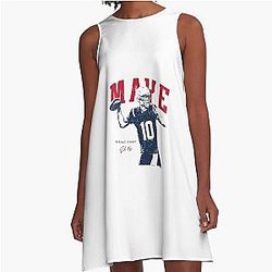 Drake Maye Game Day A-Line Dress