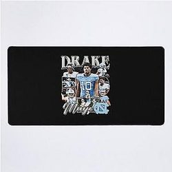 Drake Maye College Bootleg Desk Mat