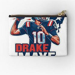 Drake Maye Zipper Pouch
