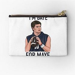 Gayne Patriots Football Drake Maye Quarterback Funny Zipper Pouch