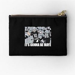 Drake Maye New England Its Gonna Be Maye Football Zipper Pouch