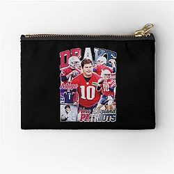 Drake Maye New England College Zipper Pouch