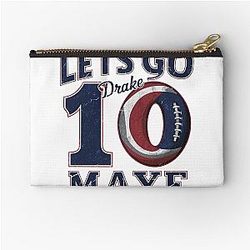 Drake Maye 10 New England 2024 Zipper Pouch