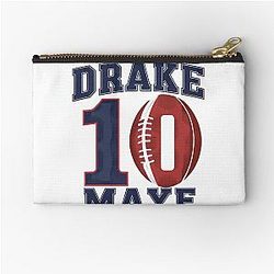 Drake Maye 10 New England 2024 Zipper Pouch