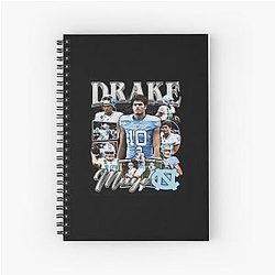 Drake Maye College Vintage Bootleg Notebook