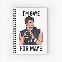 I'm Gaye For Patriots Football Quarterback Funny Notebook