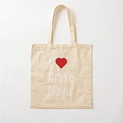 I love Drake Maye Cotton Tote Bag