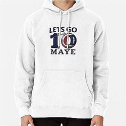 Drake Maye 10 New England 2024 Pullover Hoodie