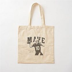Drake Maye Patriots Football 90s Cotton Tote Bag