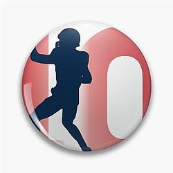 Drake Maye Logo Pin