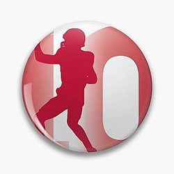 Red Drake Maye Style Pin