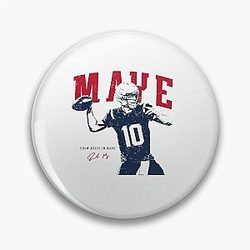 Drake Maye Game Day Pin