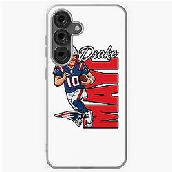 Drake Maye 10 Samsung Galaxy Case