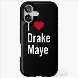 I love Drake Maye iPhone Tough Case