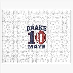 Drake Maye 10 New England 2024 Jigsaw Puzzle