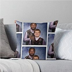 Drake Maye Stefon Diggs Football Pillow