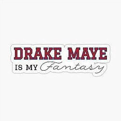 Drake Maye New England Patriots NFL Sticker