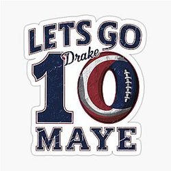 Drake Maye, New England 2024 Sticker