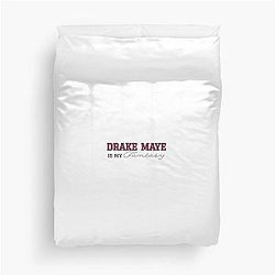 Drake Maye New England Patriots Fantasy Football NFL Duvet Cover