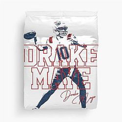 Drake Maye Duvet Cover