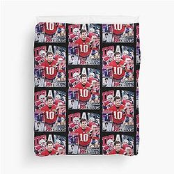 Drake Maye New England College Duvet Cover