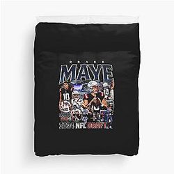 Drake Maye Vintage Duvet Cover