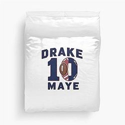 Drake Maye 10 New England 2024 Duvet Cover