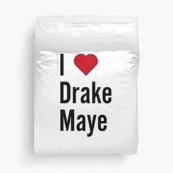 I love Drake Maye duvet cover
