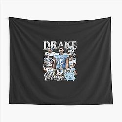 Drake Maye College Bootleg Tapestry