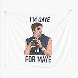 I'm Gaye Maye Patriots Football Quarterback Funny Tapestry