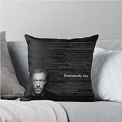 Gregory House MD Throw Pillow