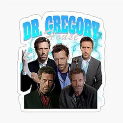 Gregory House vintage sticker