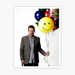 Gregory House Balloons Stickers
