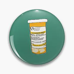 House MD Gregory House Pill Bottle Pin

becomes 

House MD Gregory House Pin