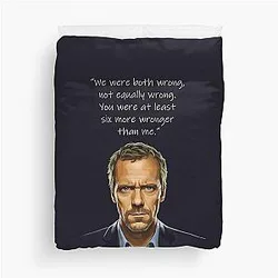 Gregory House Duvet Cover